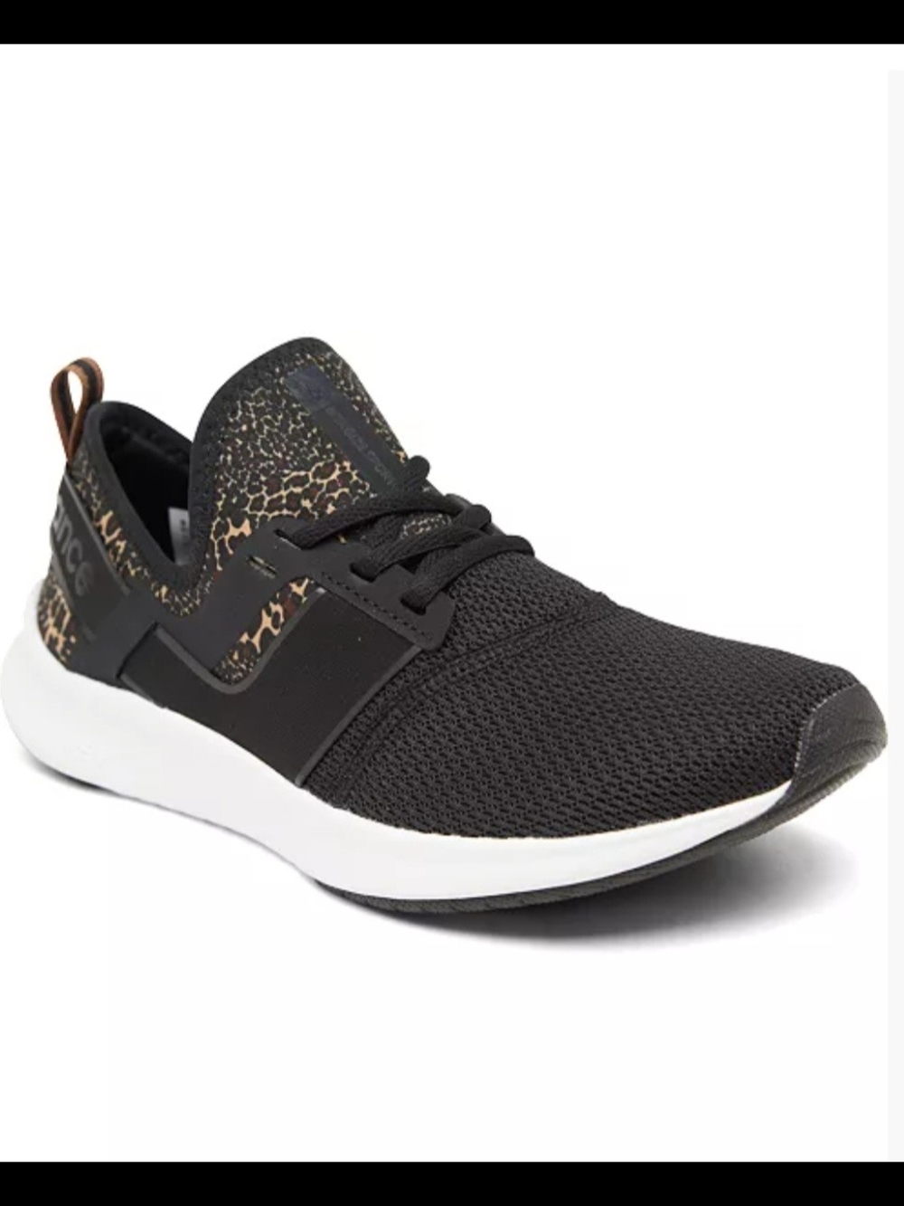 New Balance Women's Size 7 Nergize Sport Leopard & Black Training Sneakers *NEW*